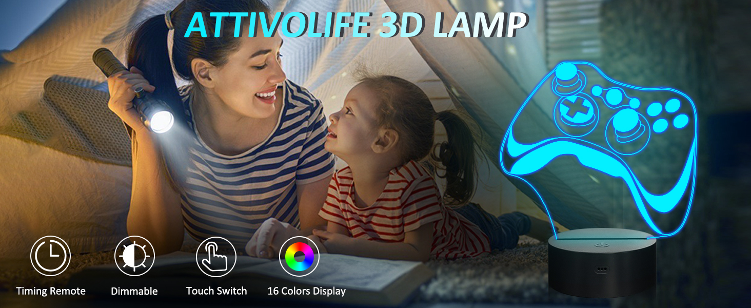 Game Night Light for Kids