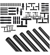 70PCS 5Ft Vacuum Line,Multipurpose Vacuum Lines Automotive+64PCS Vacuum Line Connectors,1/8