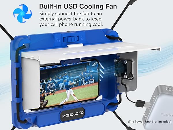 phone fence mount