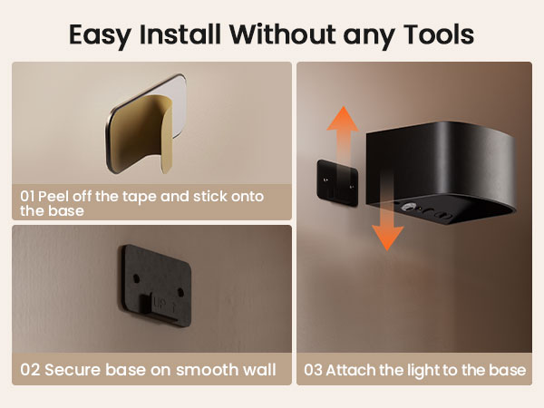 wireless wall light