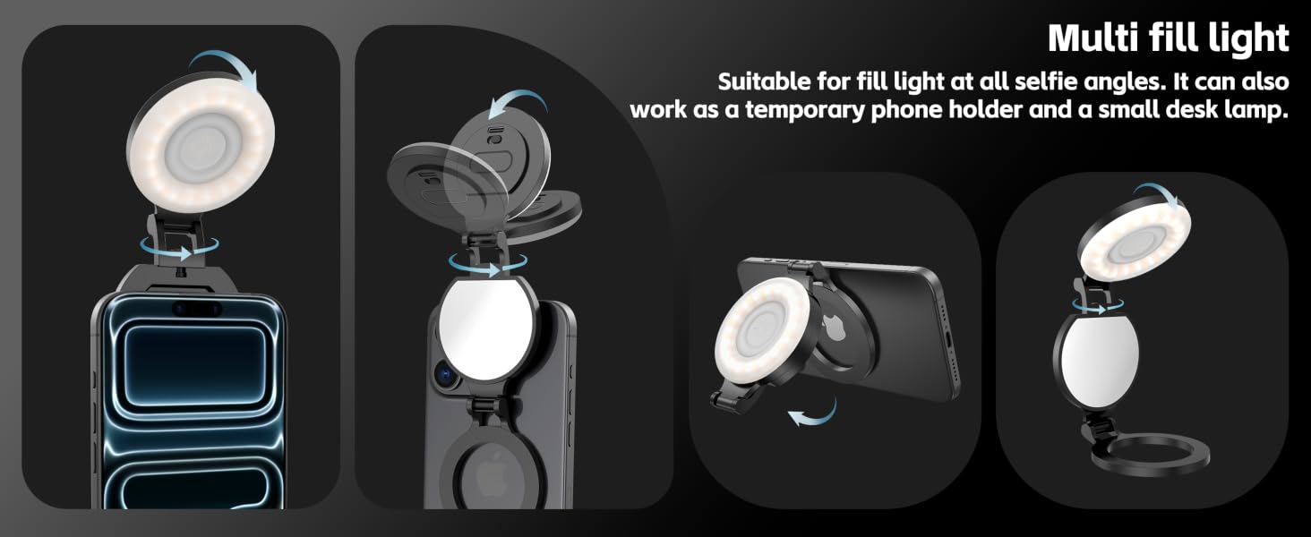clip on light phone ring light iphone tripod for video recording tripod for iphone with light