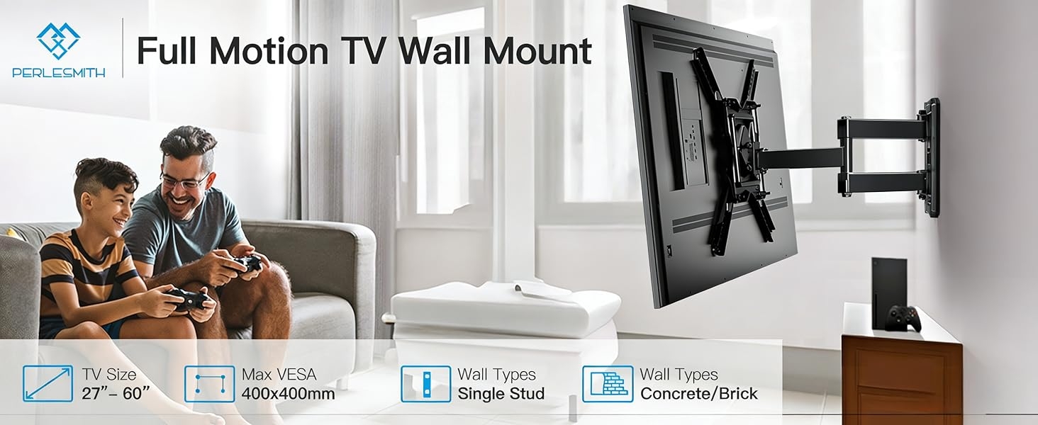 full motion tv wall mount