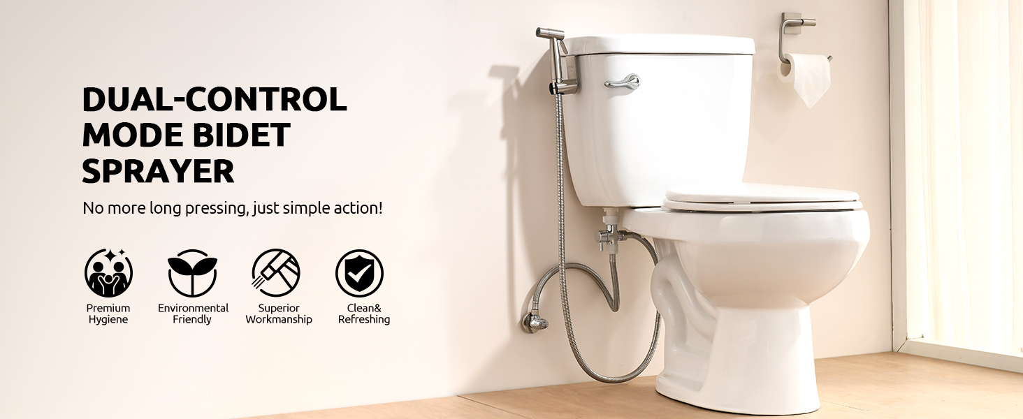 Arofa hands-free handheld bidet sprayer