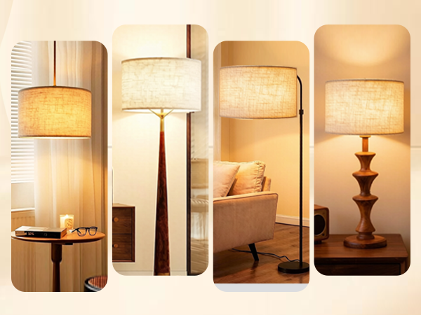 drum lamp shades set of 2