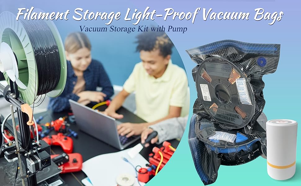 Filament Storage Light-Proof Vacuum Bags