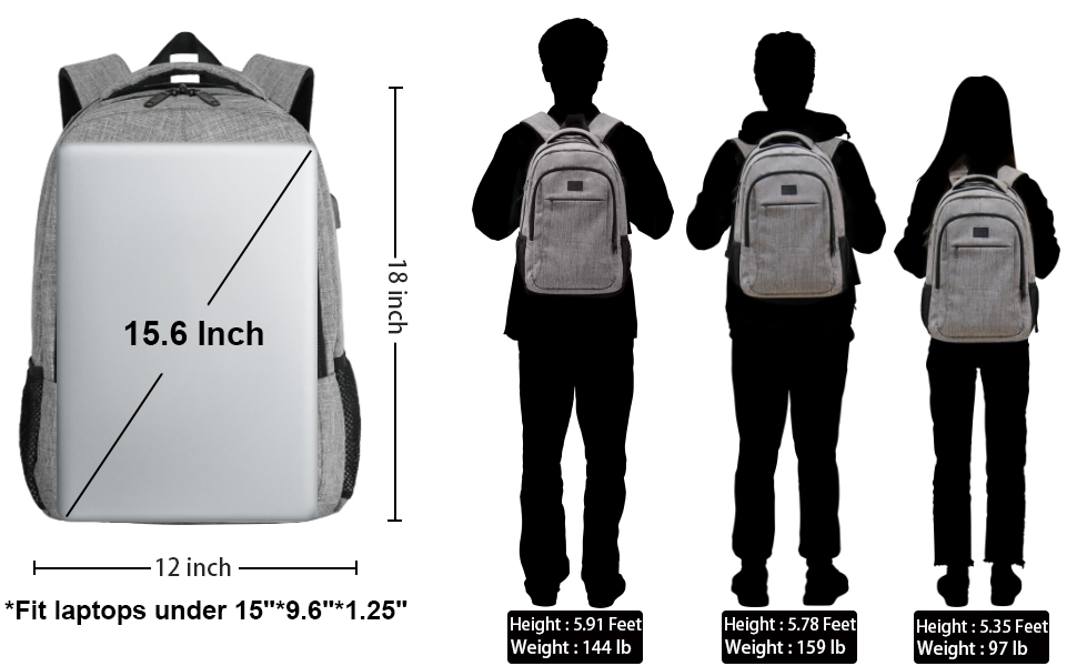 15.6 inch laptop backpack