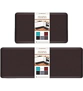 HappyTrends Kitchen Mat [2PCS] Cushioned Comfort Anti-Fatigue Floor Mat, Waterproof Non-Slip Kitc...