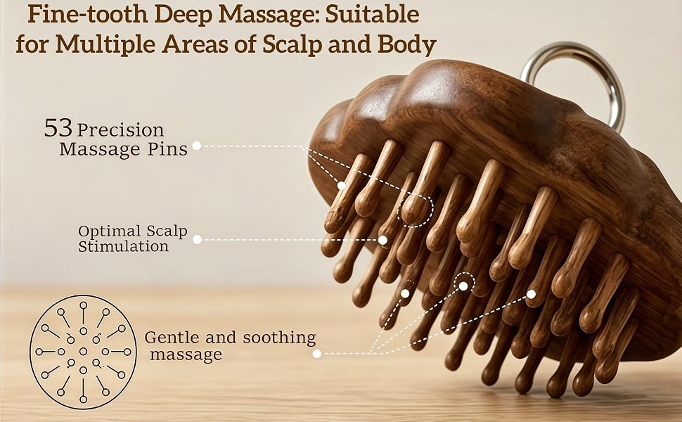 bamboo scalp massager