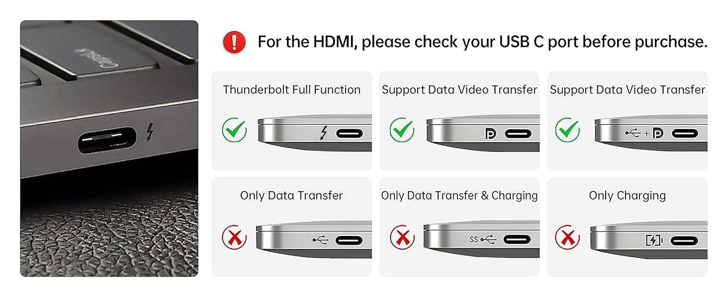 BENFEI Laptop Stand with USB C 6in1 Docking Station