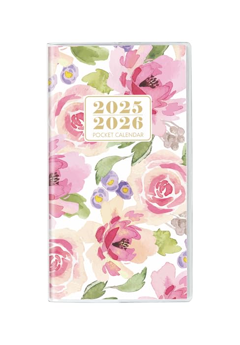 Pocket Calendar 2025-2026, Purse Monthly Planner 2025-2026