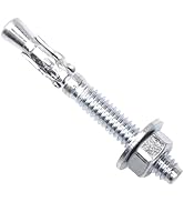 SONIGEKO 1/4" x 2-1/4" Wedge ANCHORPZ - Concrete Anchor Carbon Steel Wedge Anchor with Excellent ...