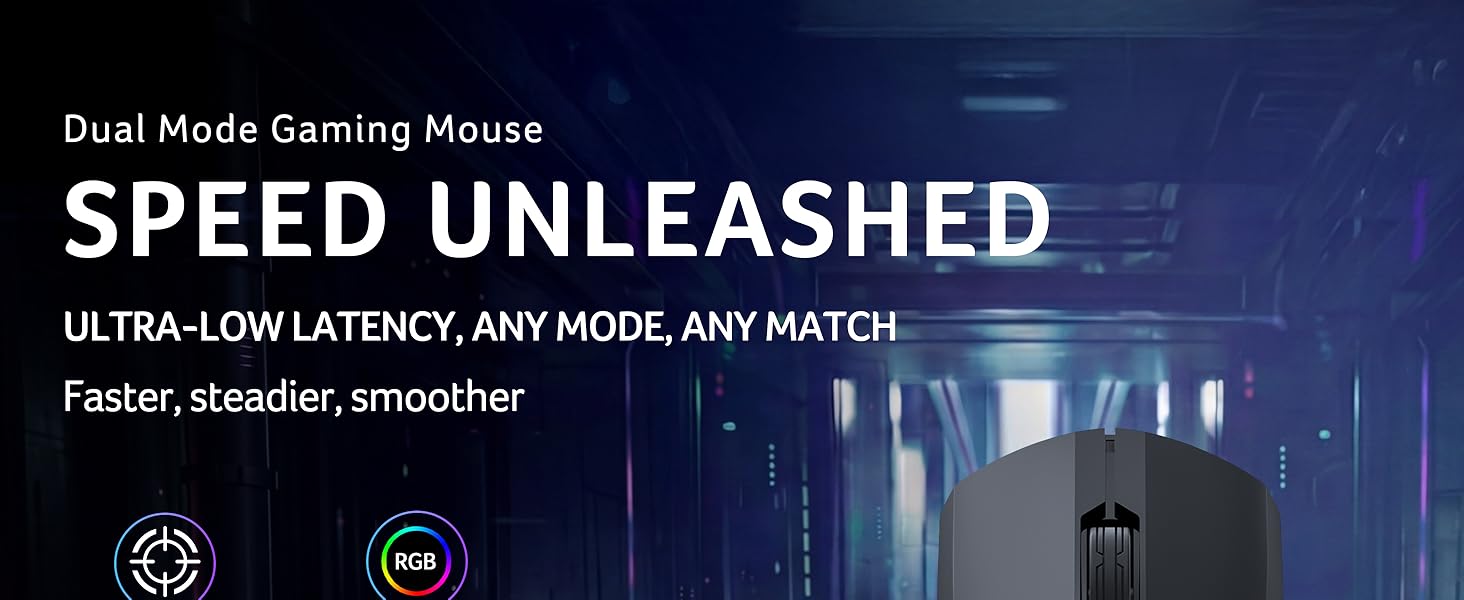 dual mode gaming mouse