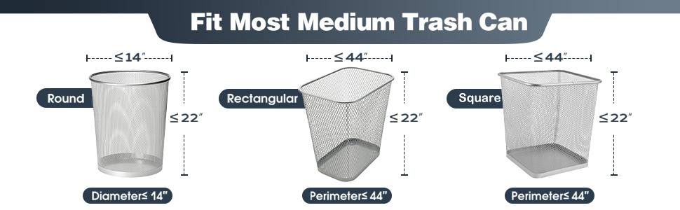 medium trash bags