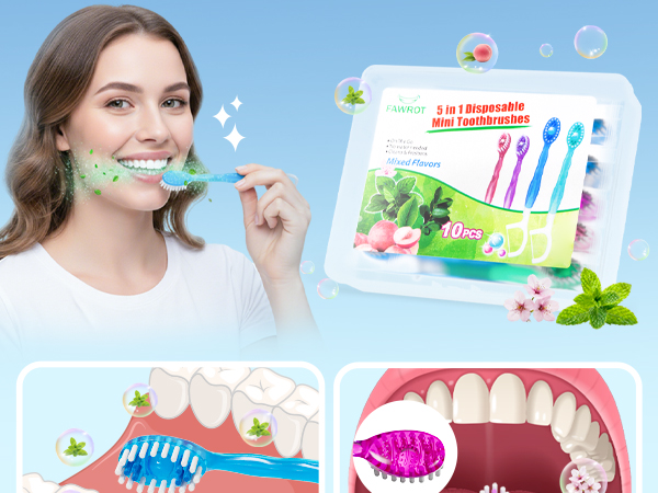 on the go toothbrush disposable