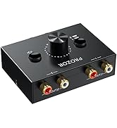 PROZOR RCA Stereo Audio Switch 2 in 1 Out R/L Stereo Audio Switch 1 in 2 Out Stereo Audio Splitte...