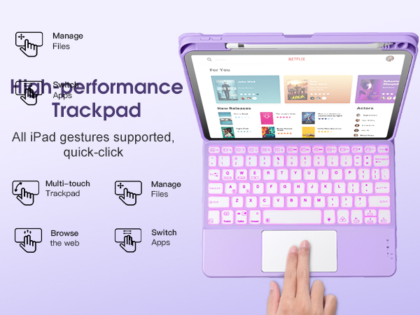 10th gen ipad case with keyboard