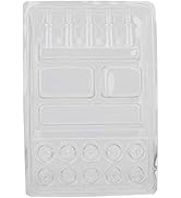 25pcs Cup Holder Disposable Ink Tray Ink Pigment Tray Stand Needle Head Holder Container Cup Hold...