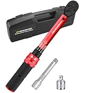 ATsafepro 3/8 torque wrench 20-240 in.lb, Inch Pound Torque Wrench Set with Extension &amp; 3/8" to 1...