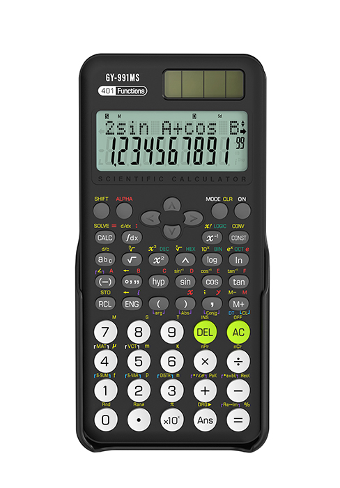 Slide-cover Scientific Calculator