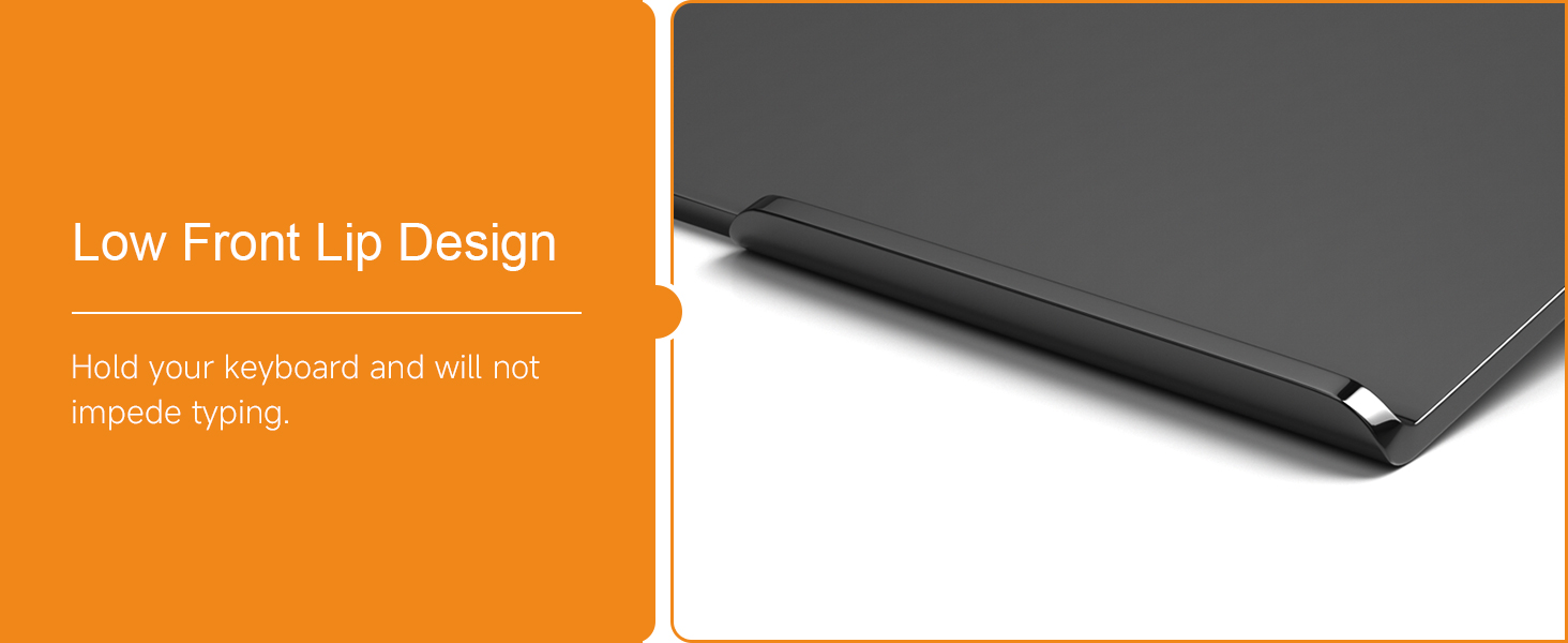 black keyboard riser for desk