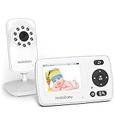 HelloBaby Monitor with Camera and Audio, 1000ft Long Range Video Baby Monitor-No WiFi, Night Visi...