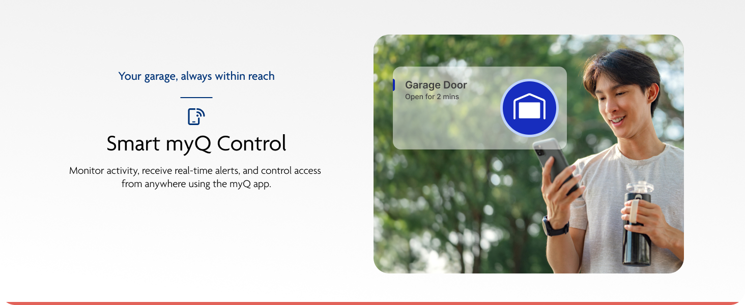 Smart myQ control