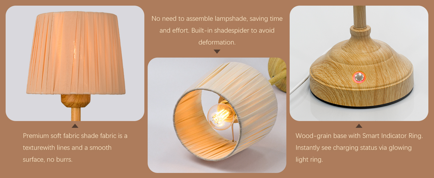 wood table lamp for bedroom