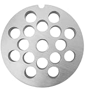 #12 Stainless Steel Meat Grinder Plate Discs Blades Compatible with FGA Food Chopper and Hobart, ...