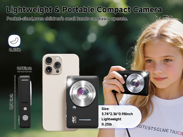 Lightweight &amp;amp; Portable Compact Camera