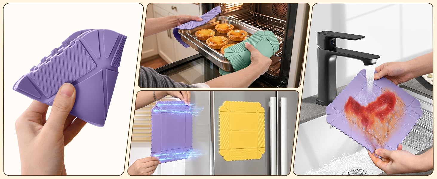magnetic &amp; foldable &amp; heat resistant &amp; easy to clean