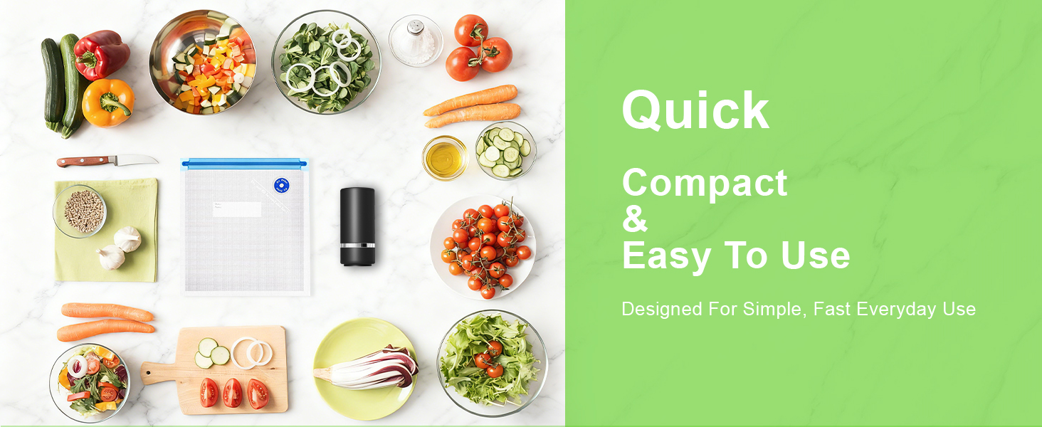 Portable Food Vacuum Cleaner