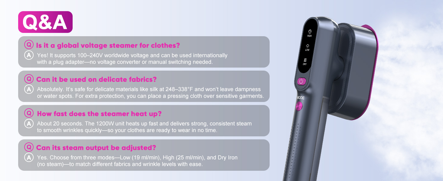portable steamer for clothes