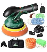 BATOCA - Cordless Car Buffer Polisher - with 2pcs 12V Lithium Rechargeable Battery Cordless Polis...