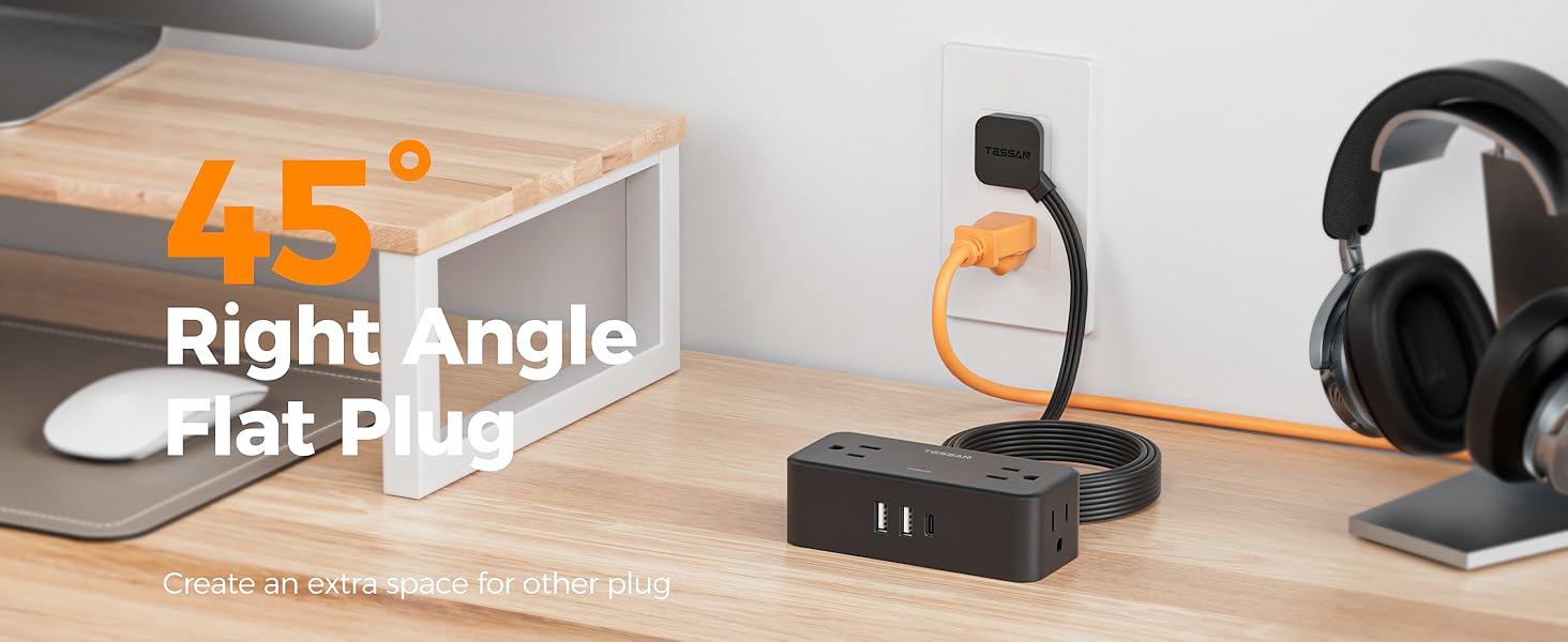 10 Ft Desk Extension Cord