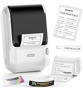 NIIMBOT M3 Label Maker Machine with Tape, 3'' Bluetooth Thermal Transfer Sticker Printer for Smal...