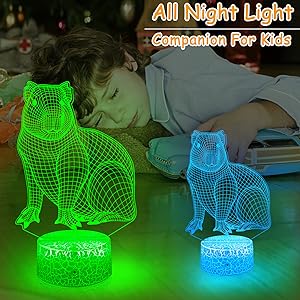 kids night lamp,cute capybara baby night lamp