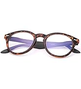 Vepiant 360 ° Ring Focus Progressive Multifocal Reading Glasses Spring Hinge Readers Blue Light B...