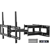 HOME VISION Full Motion Long Arm TV Wall Mount Bracket, Fits 75, 80, 85, 86, 98, 100 inch Flat or...