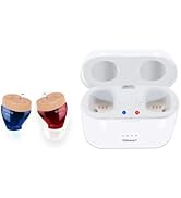 IncenSonic Advanced Digital Rechargeable Hearing Aids for Seniors with Noise Cancelling, Mini ITC...