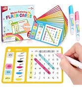Sight Words Kindergarten Learning Activities: 160 Word Search Spelling Games - Reusable Water Col...