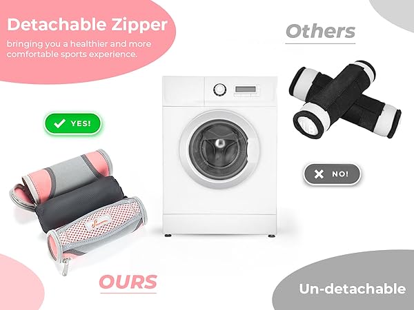 detachable hand weights washable