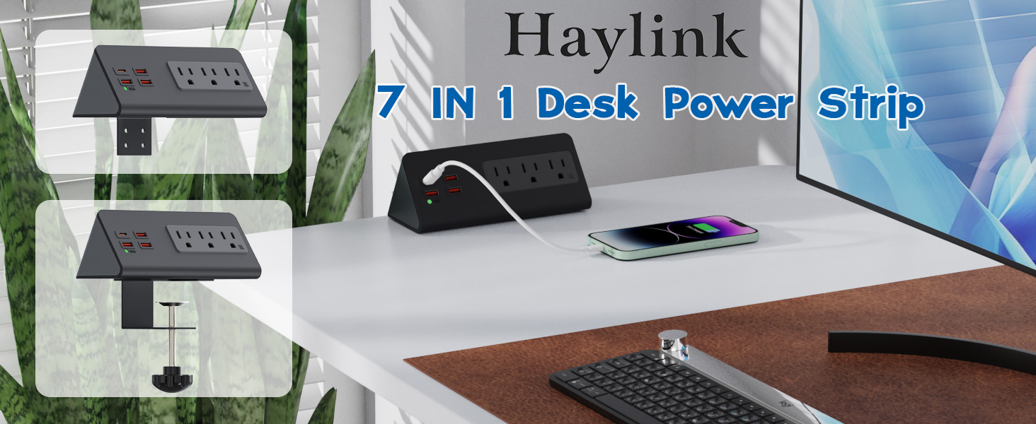 desk mount power strip desk clamp power strip desk surge protector desk outlet