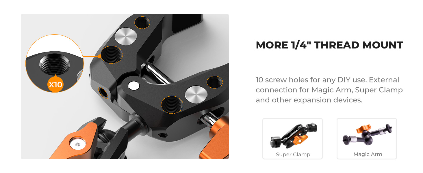 K&amp;amp;amp;F Concept super clamp with magic arm