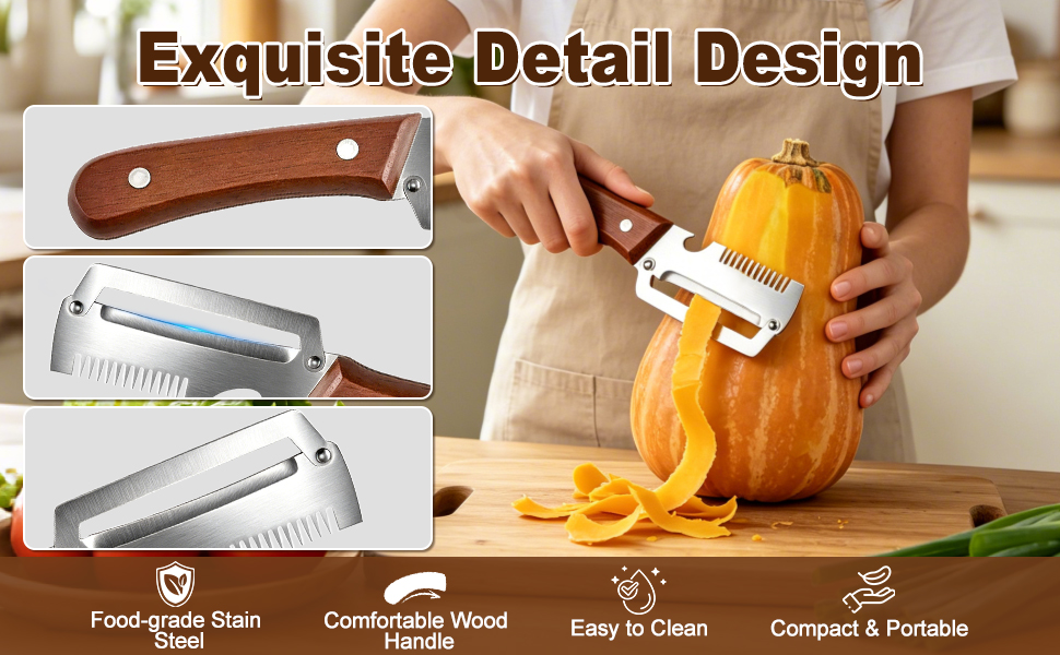 stainless steel vegetable peeler