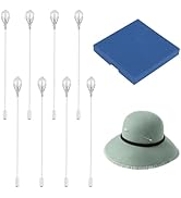 BENECREAT 8Pcs White Pearl Hat Pin, Platinum Safety Pins Brooches ABS Plastic Imitation Pearl Bro...