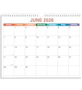 Calendar 2026-2027, Wall Calendar 2026-2027 from June 2026 - December 2027, 19 Months Calendar wi...