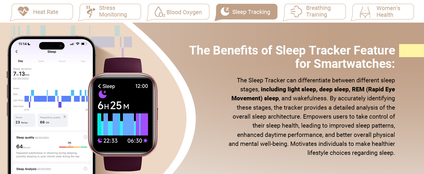 sleep tracker smart watch