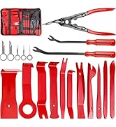Doaho 19Pcs Trim Removal Tool, Auto Clip Pliers Fastener Remover Set, Pry Tool Repair Kit, Fasten...