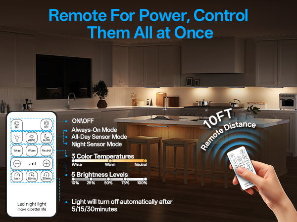 under cabinet lighting wireless
