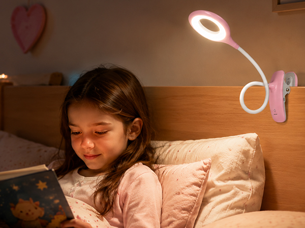 USB Rechargeable Clip On Bedside Light